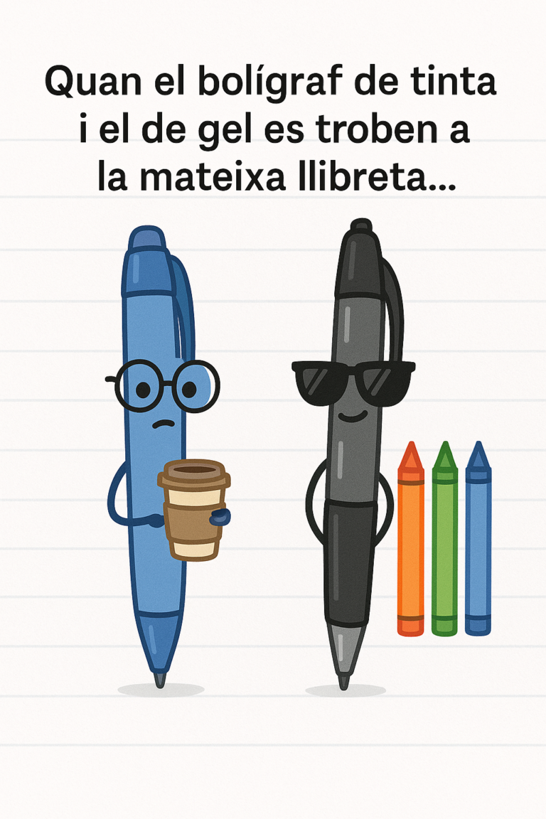 Tinta o gel? Aquesta és la qüestió!